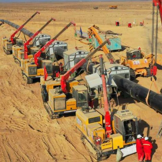 螺旋钢管用于西气东输工程